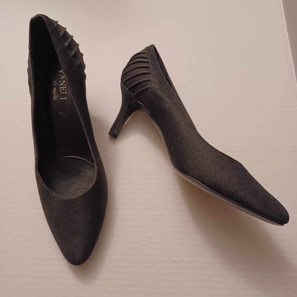 2/$50 Black Sparkly Heels - Size 10N